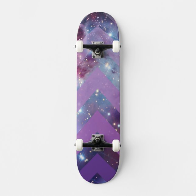 Oändlig Lila Skateboard Bräda 19,5 Cm (Framsida)