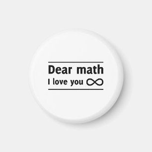 Oändlig Mathkärlek Magnet