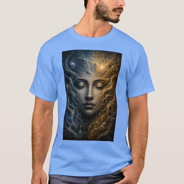 Oändlig mosaikillusion  t shirt (Framsida)