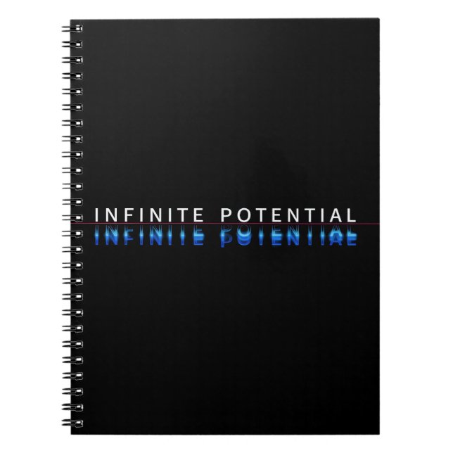 "Oändlig Potential" Motiverande Spiralblock (Framsidan)