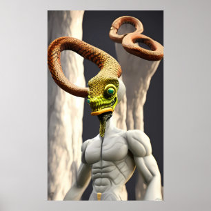 Oändlig Snake Gud Poster