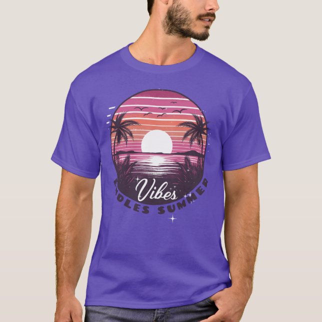 Oändlig sommar - Semesterkänsla Vintage T Shirt (Framsida)