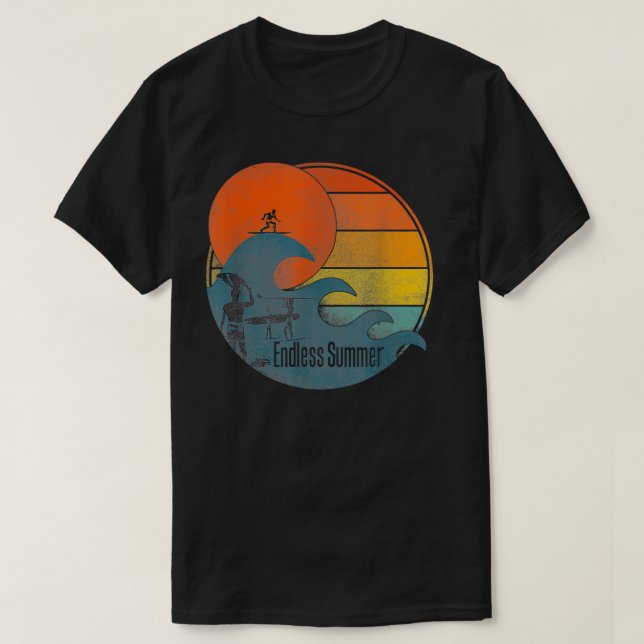 Oändlig sommar Vinkar T Shirt (Design framsida)