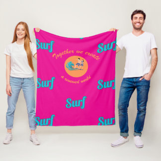Oändlig Surf Fleecefilt