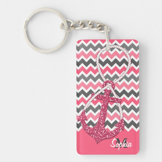 oändlig symbol för sjömansförankringen i glitter (Framsidan)