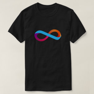 oändlig utformning av logotypen t-shirt
