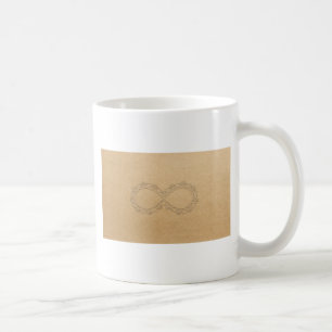 Oändlig utskrift av Kärlek Hund Paw Kaffemugg