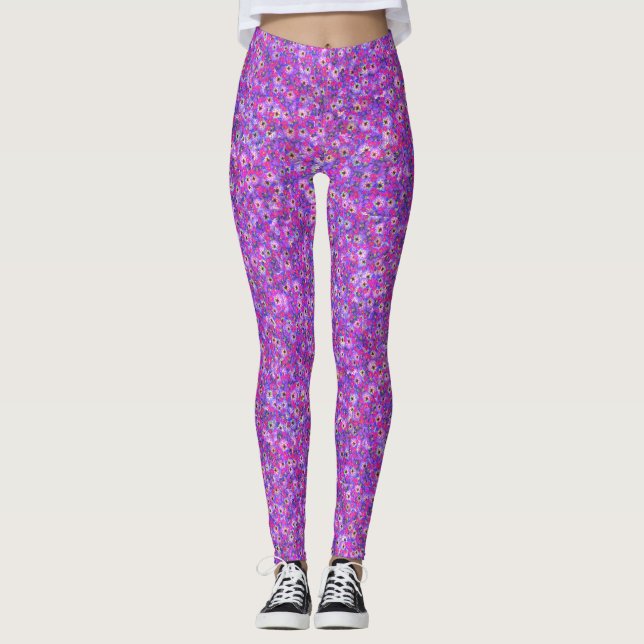 Oändliga blommor leggings (Framsida)