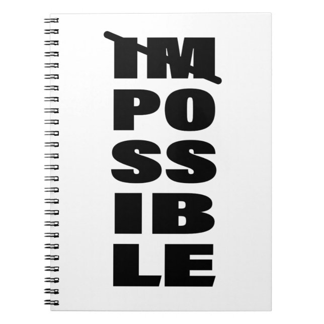 Oändliga citattecken för inspirationskurs anteckningsbok (Framsidan)