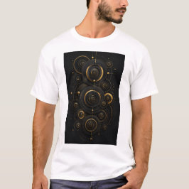 Oändliga ekon | Lyxig koncentrisk cirkel T Shirt