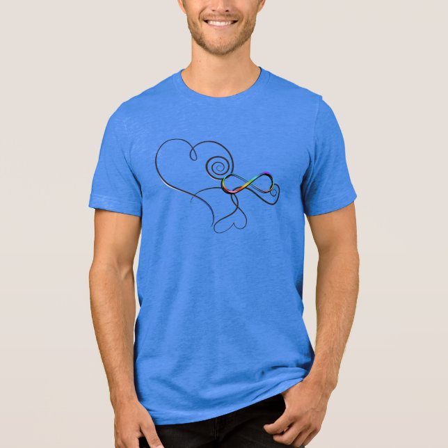 Oändliga höjdpunkter för autism t shirt (Framsida)