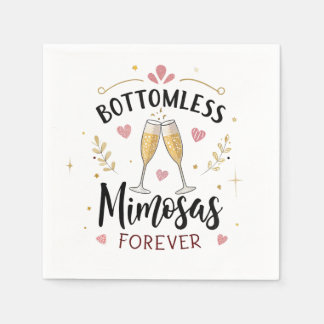 Oändliga Mimosas För Evigt Servetter - Brunchfest