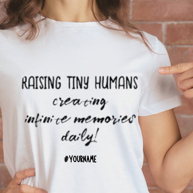 Oändliga minnen Kärlek Cute Mors dag Gift T Shirt (Add a name and make mum happy! Why wait?)