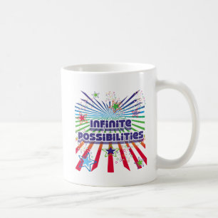 Oändliga möjligheter kaffemugg