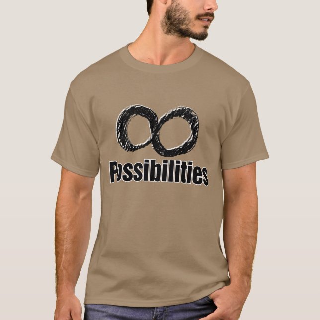 oändliga möjligheter t shirt (Framsida)