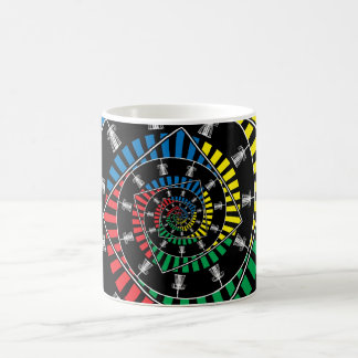 Oändliga skivor Golf Basket Kaffemugg