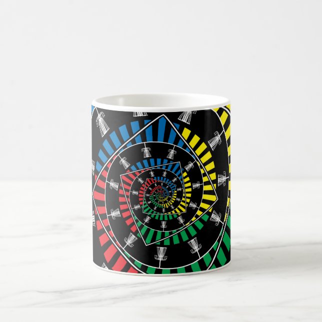 Oändliga skivor Golf Basket Kaffemugg (Center)
