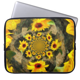 Oändliga solblommor Laptop sleeve