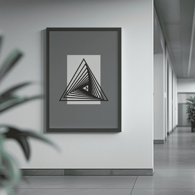 Oändliga trianglar minimalister poster (Skapare uppladdad)