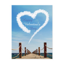 Oändliga Väg Heart Cloud Valentindagen