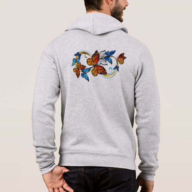 Oändlighet av monarkfjärilar t shirt (Baksida)