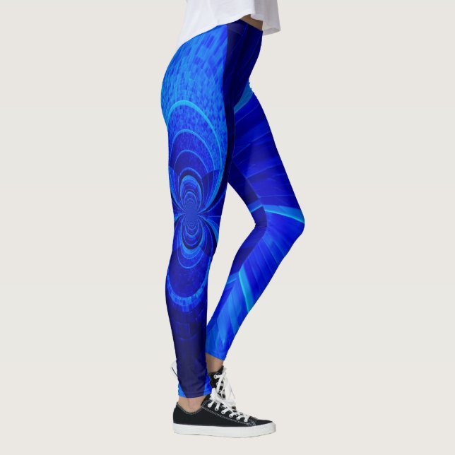 oändlighet blå - leggingar leggings (Höger)