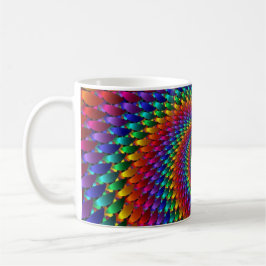 Oändlighet för Fractal för spiral för LGBT-gay Kaffemugg
