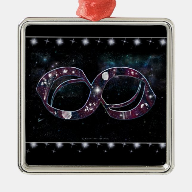 Oändlighet Julgransprydnad Metall (Framsidan)