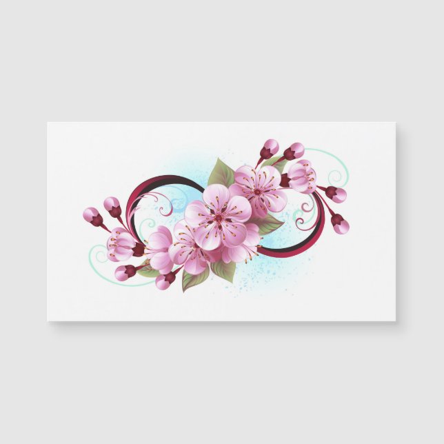 Oändlighet med Blommar Flowers Sakura (Framsida)