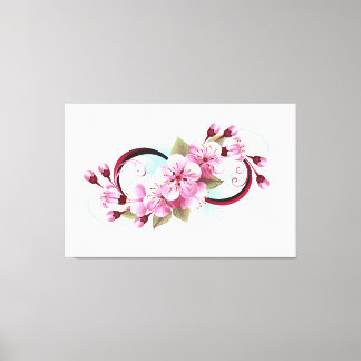 Oändlighet med Blommar Flowers Sakura Canvastryck
