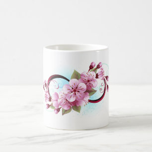 Oändlighet med Blommar Flowers Sakura Kaffemugg