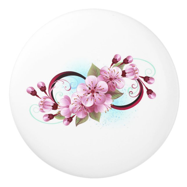Oändlighet med Blommar Flowers Sakura Knopp (Framsidan)