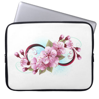 Oändlighet med Blommar Flowers Sakura Laptop Fodral
