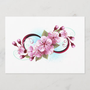 Oändlighet med Blommar Flowers Sakura Meny