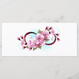 Oändlighet med Blommar Flowers Sakura Meny