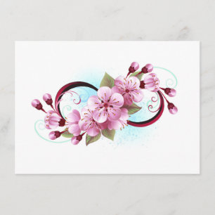 Oändlighet med Blommar Flowers Sakura Meny