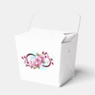 Oändlighet med Blommar Flowers Sakura Presentaskar