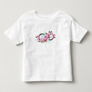 Oändlighet med Blommar Flowers Sakura T Shirt