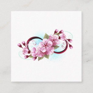 Oändlighet med Blommar Flowers Sakura Tilläggskort