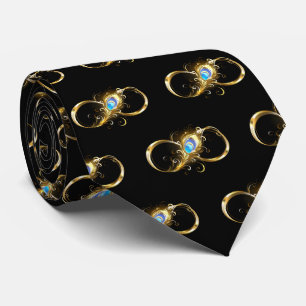 Oändlighet med Golden Peacock Feather Slips