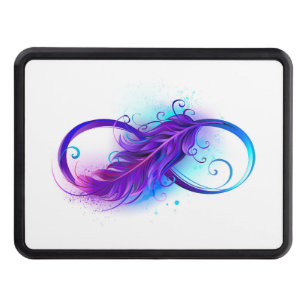 Oändlighet med Lila ludd Dragkroksskydd