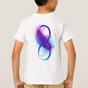 Oändlighet med Lila ludd T Shirt