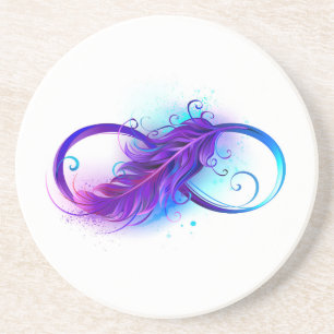 Oändlighet med Lila ludd Underlägg