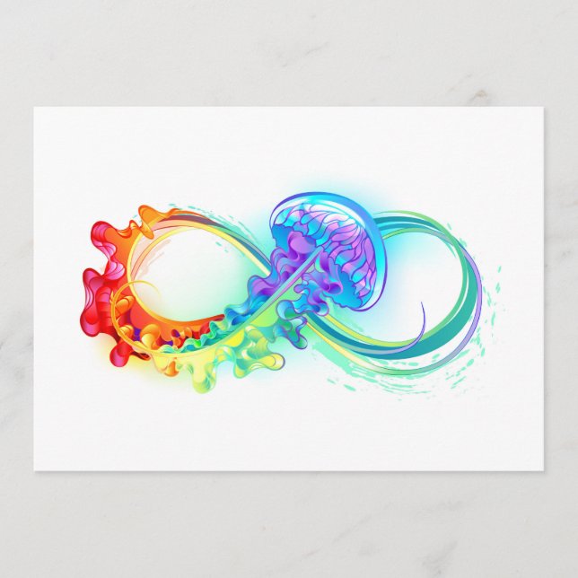 Oändlighet med regnbåge program (Framsida)