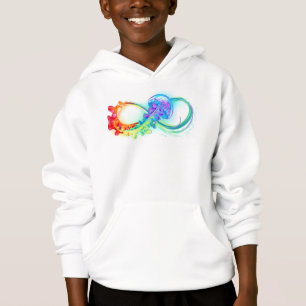 Oändlighet med regnbåge t shirt