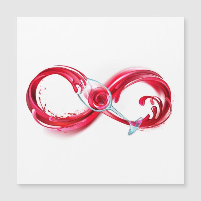 Oändlighet med Röda Vin (Framsida)