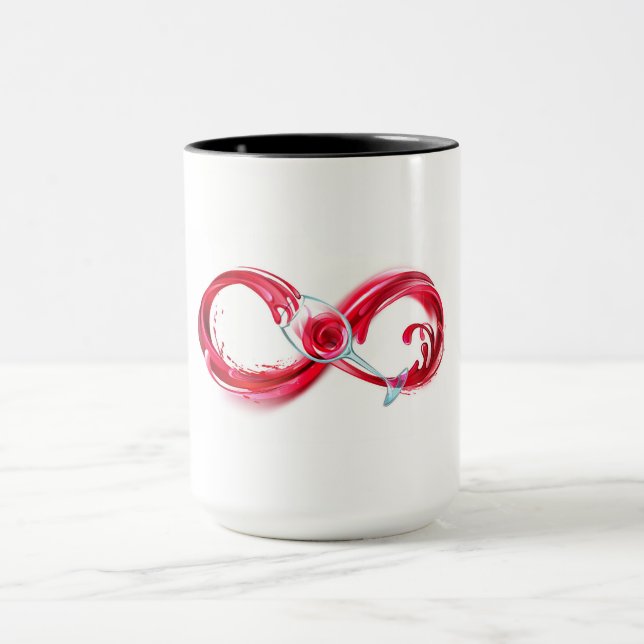 Oändlighet med Röda Vin Mugg (Center)