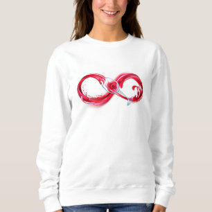 Oändlighet med Röda Vin T Shirt