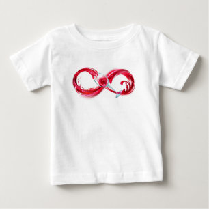 Oändlighet med Röda Vin T Shirt