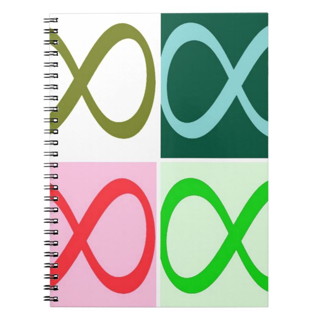 Oändlighet och bortom anteckningsbok med spiral (Framsidan)